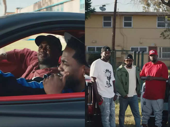 TDE CEO Anthony "Top Dawg" Tiffith and producer Mustard also make cameos.