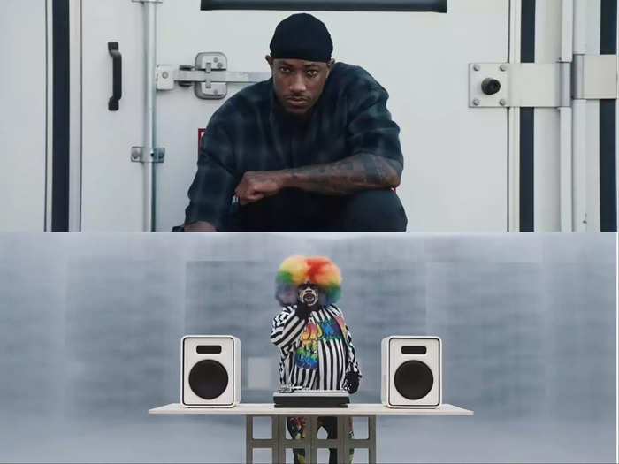 Tommy the Clown, DeMar DeRozan, and Black Hippy make cameos in the song.