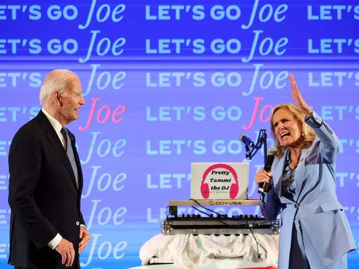 2024: Jill defended Joe after his disastrous presidential debate against Donald Trump.