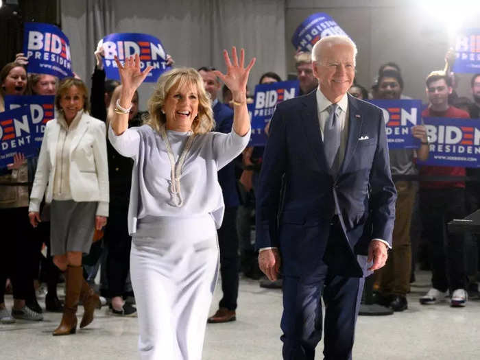 April 2019: When Joe entered the 2020 presidential race, Jill became an important voice in his campaign.