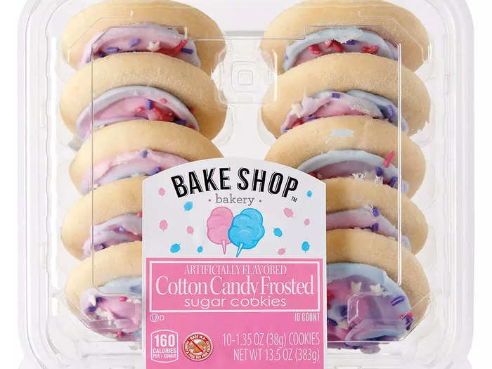 The Bake Shop cotton-candy-frosted sugar cookies offer a taste of summer fun.