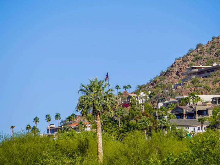 Paradise Valley offers more flexibility in custom homes, resulting in a more diverse landscape.