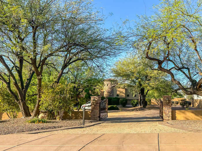 Luxury homes in Paradise Valley are typically individually gated.