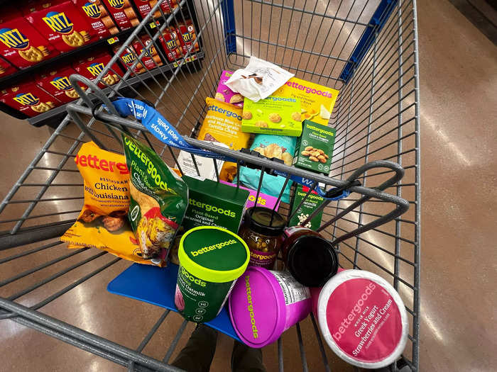 Since Bettergoods is just getting started, I went to Walmart first.