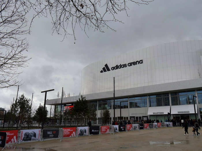 The Adidas Arena in Paris was also built for the 2024 Olympics.