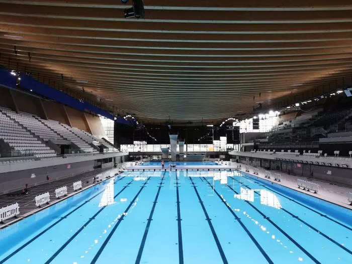 The new venue will host diving, synchronized swimming, and some water-polo events.