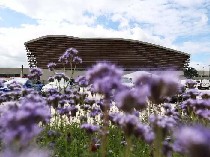 The Olympic Aquatics Centre in Saint-Denis was built specially for the 2024 Games.