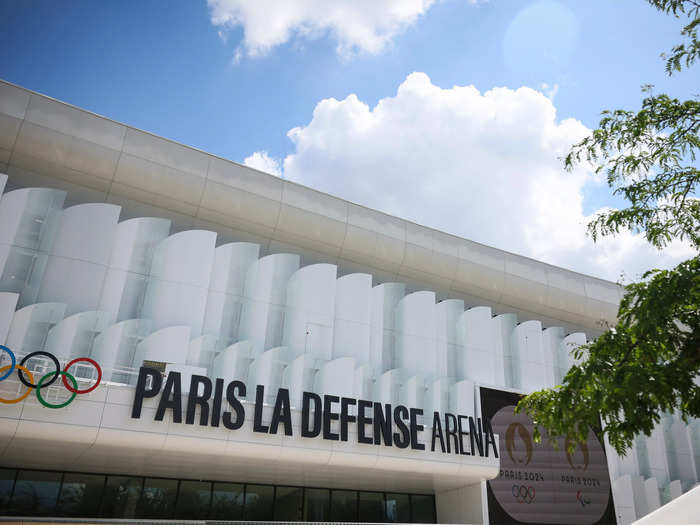 Paris La Défense Arena in Nanterre will host swimming and some water-polo events.