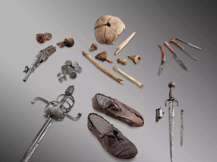 Other discoveries, like these valuable belongings of a 17th-century man, shed light on the ancient Alps economy.