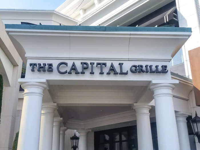 Next up was The Capital Grille, an upscale chain restaurant.