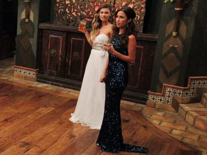 Kaitlyn Bristowe and Britt Nilsson wore black and white dresses, respectively. We can