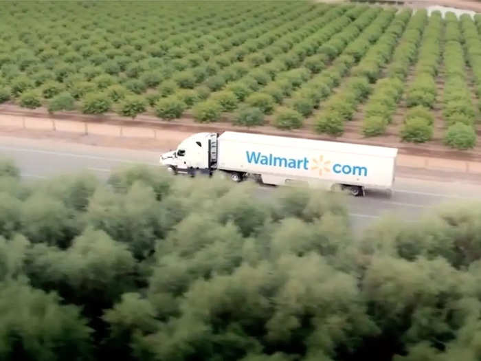 Finished pallets are then loaded onto a truck and sent to a store