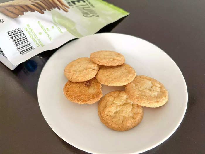 I loved the cookie thins as-is, but I plan to use them in an actual key-lime pie.