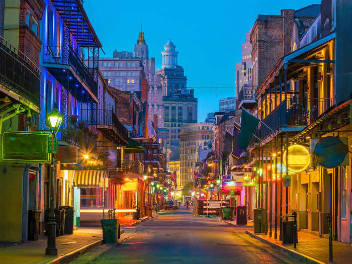 LOUISIANA: Bourbon Street