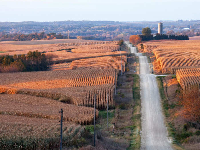 IOWA: Loess Hills, Interstate 29