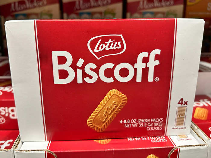 I use the Lotus Biscoff cookies to make ice-cream sandwiches.