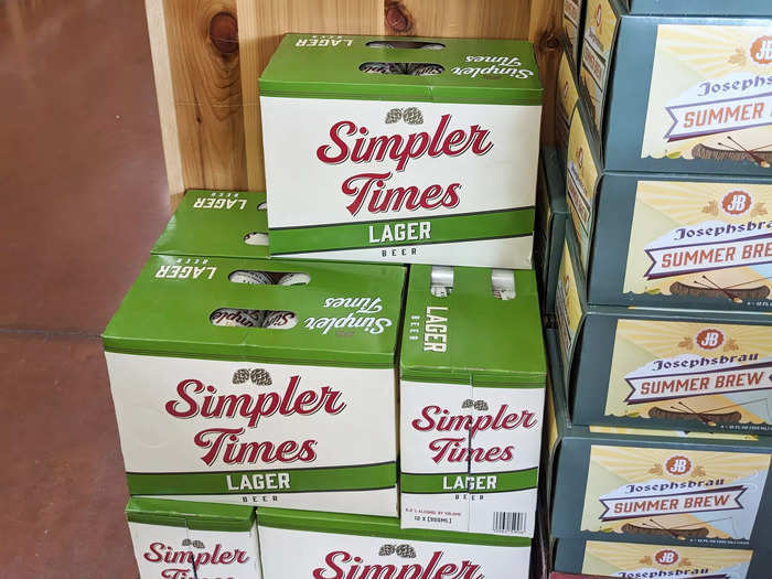 I buy Simpler Times lager whenever we have a house project.