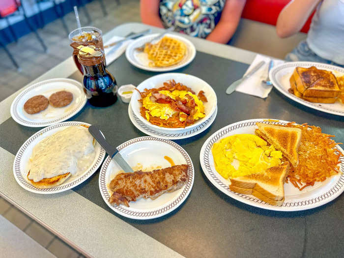 Waffle House kept things simple with its menu items.