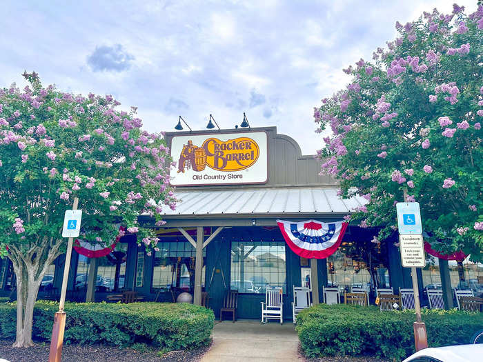 Cracker Barrel, which released several new menu items, has recently seen a dip in revenue.