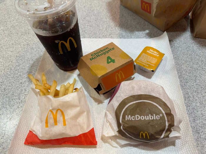 Next up, I tried the $5 Meal Deal from McDonald