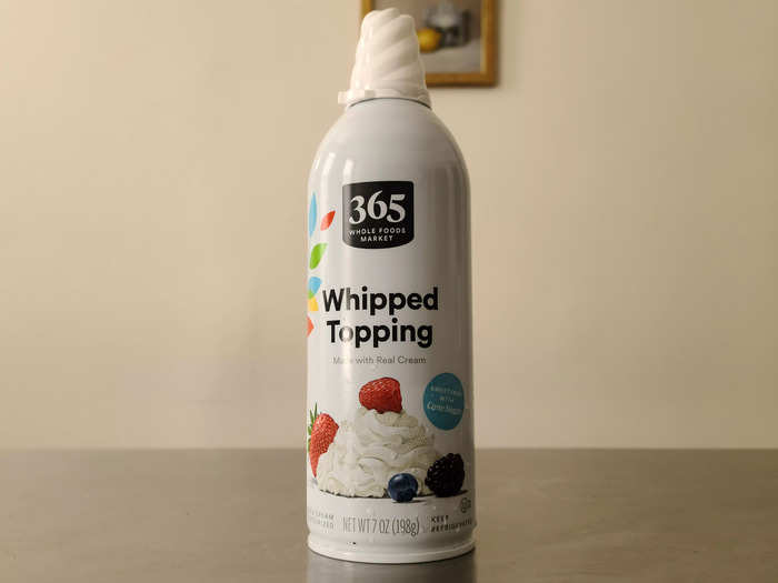 7. Whole Foods whipped topping