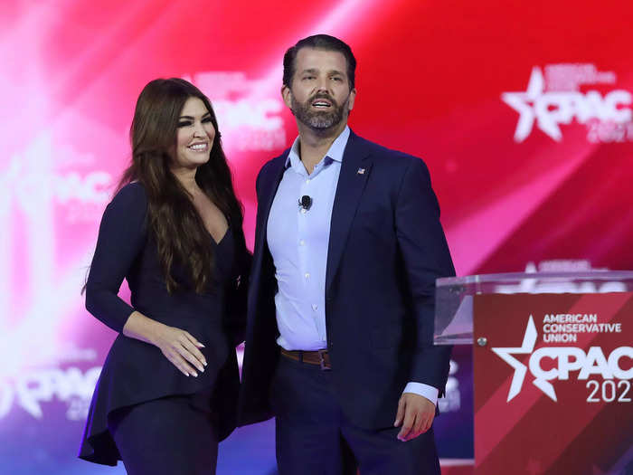 February 2021: Guilfoyle introduced Trump Jr.