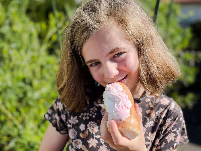 Raspberry buns are the perfect not-too-sweet treat.