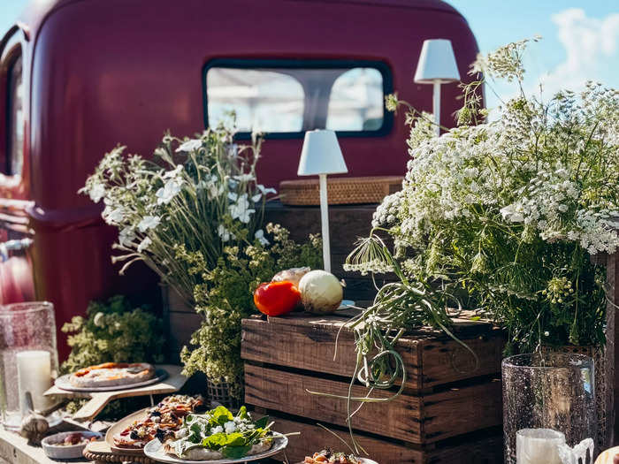 Tomatoes are one of the biggest wedding food trends this year, especially for events during the late summer.