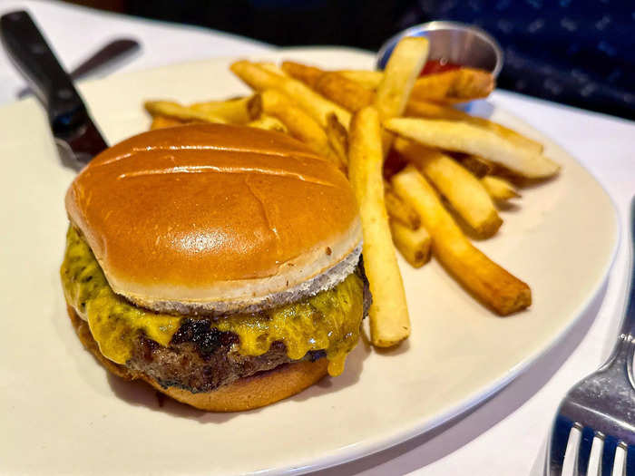 My son enjoyed the BFG burger, which he ordered with only cheese on top.