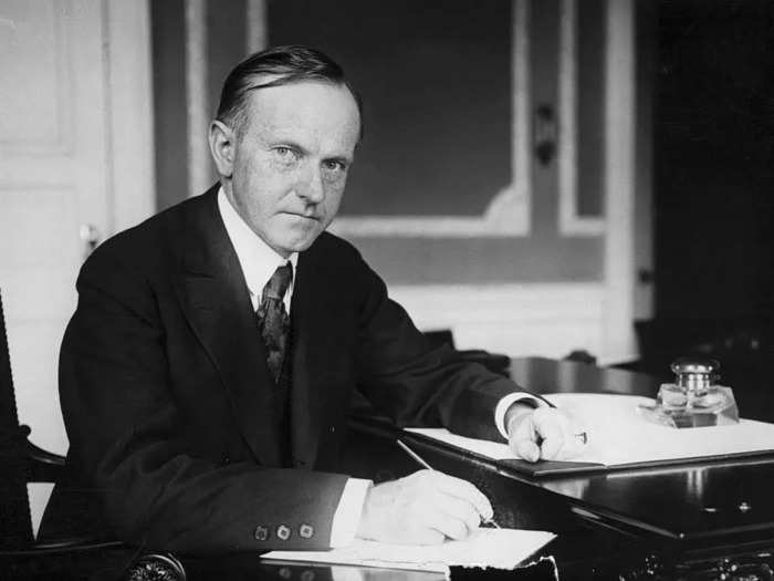 Calvin Coolidge became president after President Warren G. Harding died in 1923.