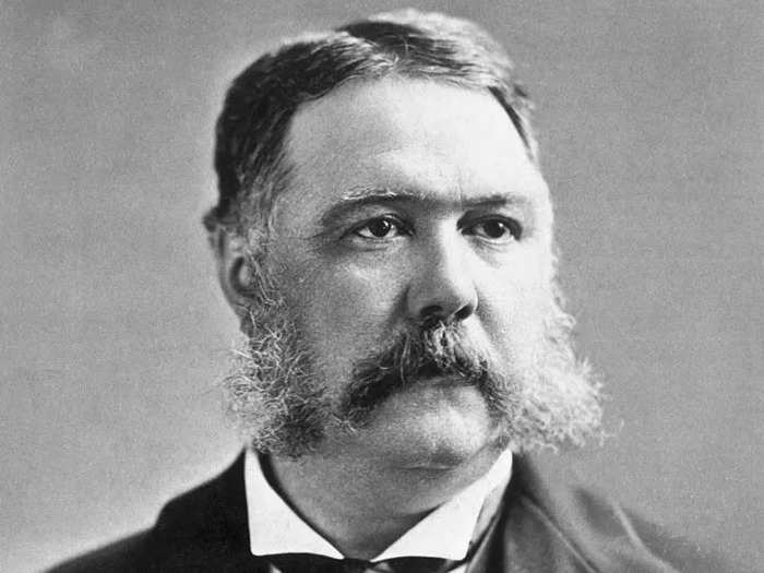 Chester A. Arthur succeeded President James Garfield after he was assassinated just six months into his presidency in 1881.