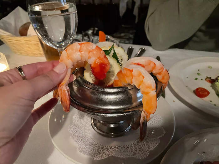 The shrimp was enjoyable, though not exceptional.