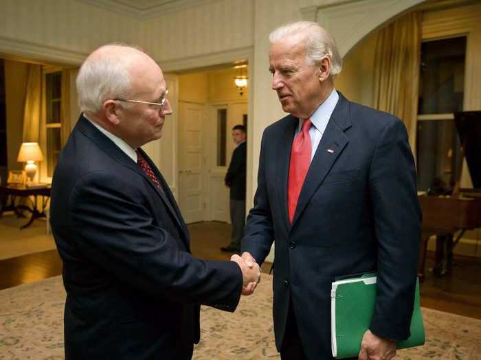 Dick and Lynne Cheney decorated the residence in neutral colors.