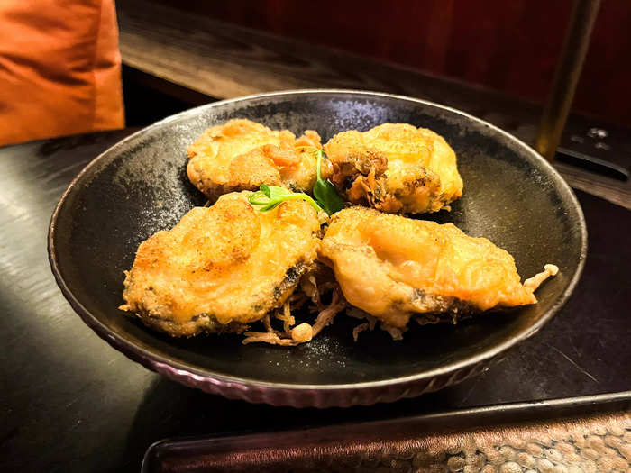 Other creations, like the crispy abalone, offered flavorful redemption.