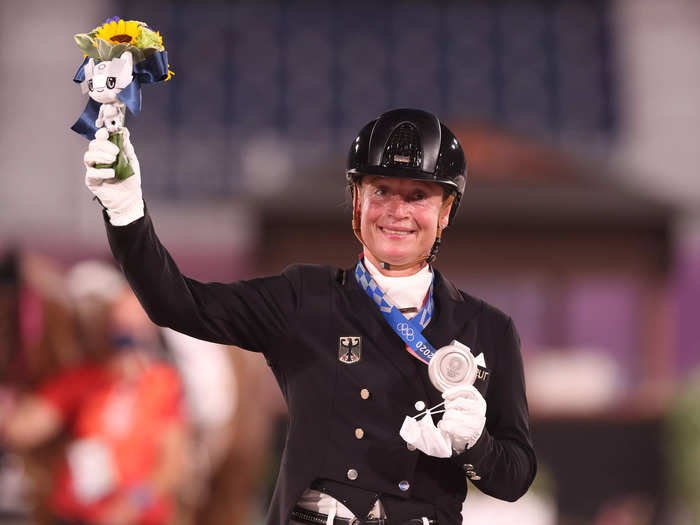 German equestrian Isabell Werth has competed in six Olympics, winning 12 medals.