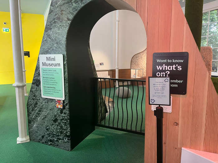 The different exhibitions were tailored to children of varying ages, making it easier for parents with more than one child. The mini-museum is a space exclusively for babies to learn through play.