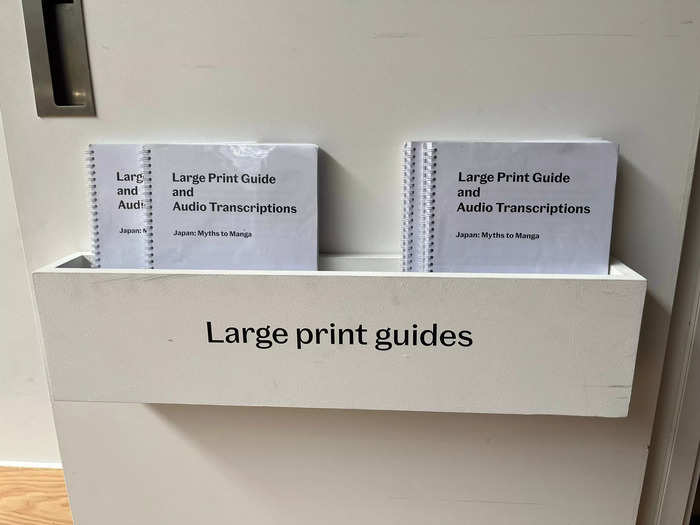 It was clear that the museum prioritized accessibility. There were elevators and ramps throughout the museum, as well as large print and audio transcription guides for visitors with impaired vision and hearing difficulties. 