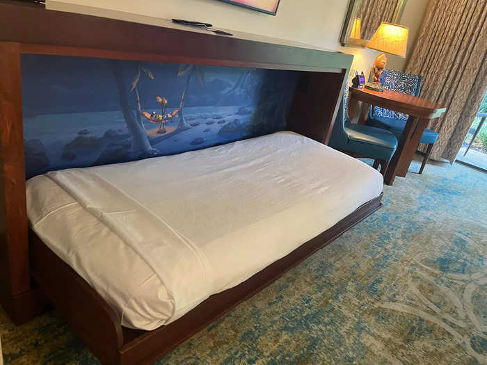 Two of the beds featured character artwork.