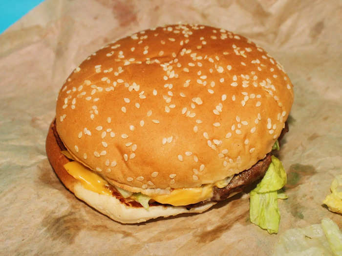 You can order a Whopper with or without cheese.