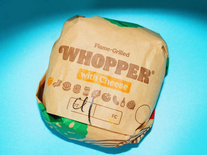 My favorite burger was the Whopper with cheese from Burger King.