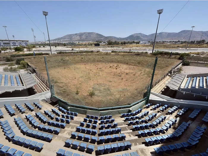 A decade after the crowds left, nobody was playing baseball or softball at the stadium in Athens.