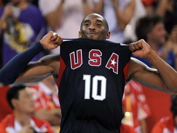 PENNSYLVANIA: Among his many accolades, Kobe Bryant was a two-time gold medalist.