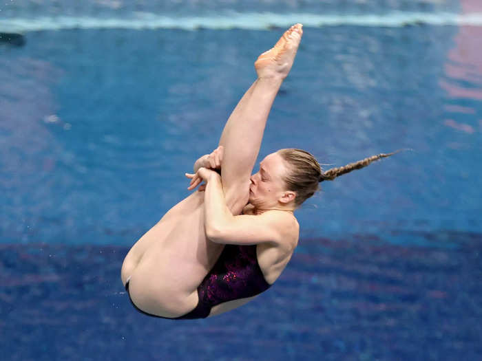 NEVADA: Krysta Palmer won bronze in her first Olympics in 2021 — the first medal for an American female diver in two decades.