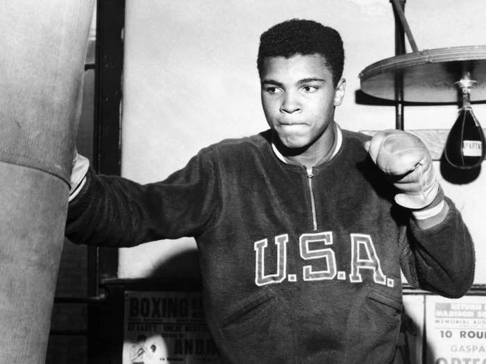 KENTUCKY: Muhammad Ali won Olympic gold at 18 years old and went on to be named Sportsman of the Century by the BBC.