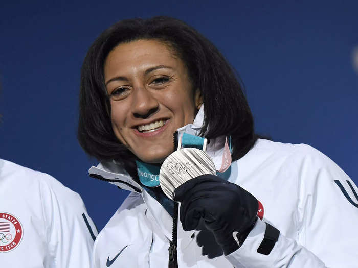 GEORGIA: Bobsledder Elana Meyers Taylor has appeared at the Winter Olympics four times and medaled each time.