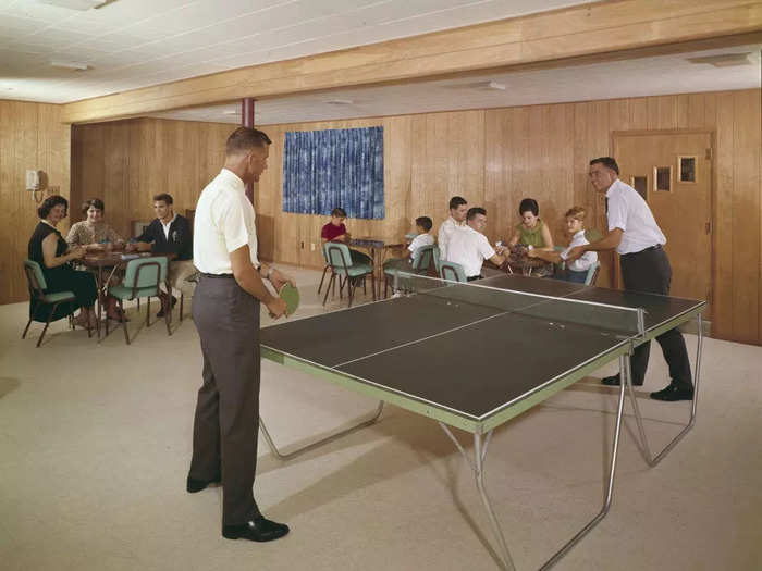 Some motels even had game rooms, where families would team up against others.