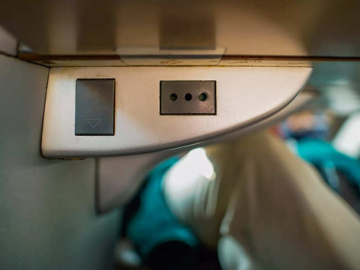 Both trains also had working outlets to charge devices at each seat.