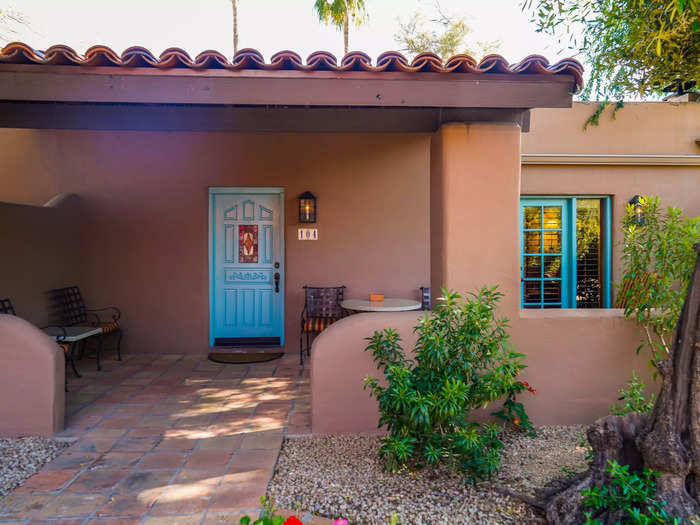 Toward the back of the property, my room was a deluxe casita.