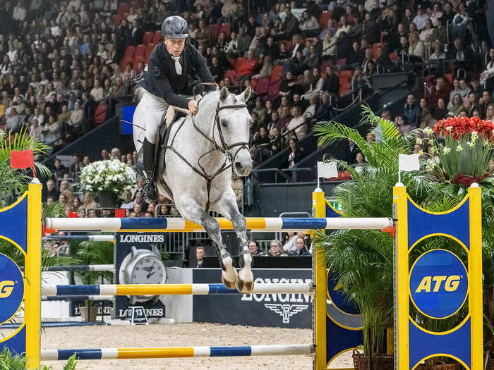 Swedish equestrian Rolf-Göran Bengtsson is competing at 62 years old.