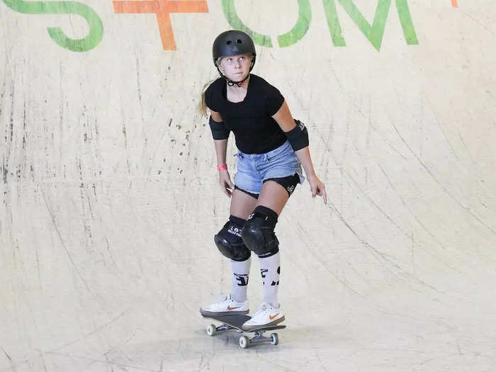 Skateboarder Heili Sirviö is the youngest athlete to ever represent Finland. 